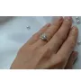 Кольцо с круглым камнем Maxi Silver 7913 SE 18
