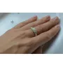 Кольцо с прямоугольными камнями Maxi Silver 7910 SE 17