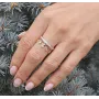 Кольцо как корона Maxi Silver 6905 SE 18