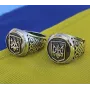 Кольцо с Украинским гербом Maxi Silver 5922 SE 17