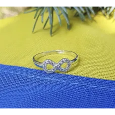 Кольцо восьмерка Maxi Silver 5688 SE 17.5