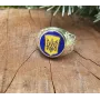 Кольцо с Украинской символикой Maxi Silver 5656 SE 17