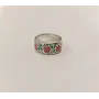 Кольцо с вышиванкой Maxi Silver 5654 SE 16.5