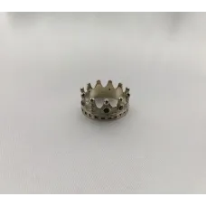 Кольцо Корона с черными камнями Maxi Silver 5294 SE 15.5