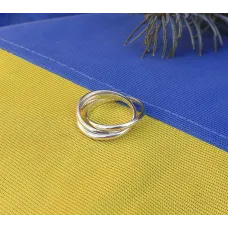 Кольцо тринити Maxi Silver 3994 SE 15.5