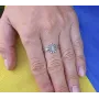 Кольцо православное спаси и сохрани Maxi Silver 3972 SE 18.5