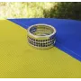 Кольцо с черными камнями Maxi Silver 3648 SE 15.5
