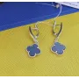 Серьги клевер Ван Клиф Maxi Silver 9277