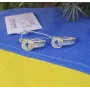 Серьги бренд булгари Maxi Silver 9271
