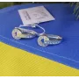 Серьги бренд булгари Maxi Silver 9271