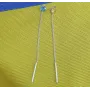 Серьги протяжки с желто-голубыми фианитами Maxi Silver 9223