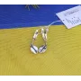 Серьги кофейное зерно Maxi Silver 9222