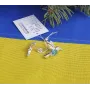 Пусеты колибри Maxi Silver 9218