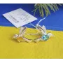 Пусеты колибри Maxi Silver 9218