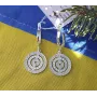 Серьги Версаче Maxi Silver 9210
