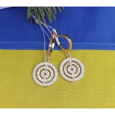 Серьги Версаче Maxi Silver 9210