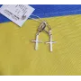 Серьги кресты из Maxi Silver 9191