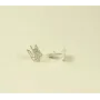 Пусеты герб маленькие Maxi Silver 9163