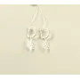 Серьги с тризубом Maxi Silver 9159