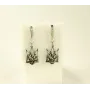 Серьги герб Украины Maxi Silver 9152