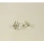 Пусеты герб Украины Maxi Silver 9147