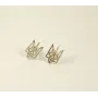Пусеты герб Украины Maxi Silver 9147