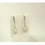 Серьги тризуб Maxi Silver 9146