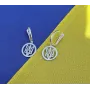 Сережки тризуб Maxi Silver 9143