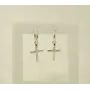 Серьги крестики Maxi Silver 9126