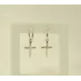 Серьги крестики Maxi Silver 9126