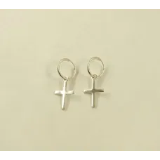 Серьги крестики Maxi Silver 9126