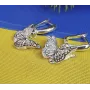 Серьги с бабочками Maxi Silver 9109