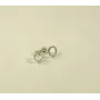Пусеты круг Maxi Silver 8923