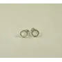 Пусеты круг Maxi Silver 8923