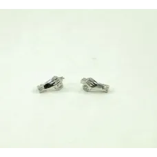 Серьги ручки Maxi Silver 8888