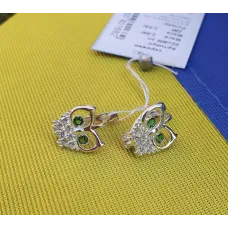 Серьги в виде сов Maxi Silver 8791