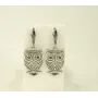 Серьги сова Maxi Silver 8790