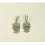 Серьги сова Maxi Silver 8790