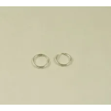 Серьги конго маленькие Maxi Silver 8789