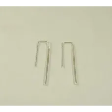 Сережки минимализм Maxi Silver 8787 Сережки минимализм Maxi Silver 8787