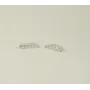 Сережки вдоль мочки уха Maxi Silver 8783