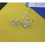 Детские серьги на французском замке Maxi Silver 8782