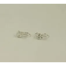 Детские серьги на французском замке Maxi Silver 8782