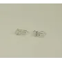 Детские серьги на французском замке Maxi Silver 8782