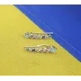 Сережки вдоль мочки уха с цветными камнями Maxi Silver 8781