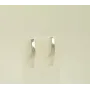 Сережки минимализм без камней Maxi Silver 8779