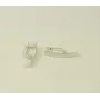 Сережки минимализм без камней Maxi Silver 8779