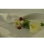 Серьги висюльки с красными камнями Maxi Silver 7938/1