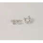 Серьги в наличии с белыми камнями Maxi Silver 7943/1