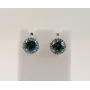 Сережки с голубыми камнями Maxi Silver 7955/2